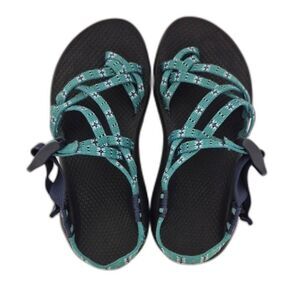 Chaco ZX/2 Classic Eclipse Green Hiking Sandals Women's 6 Outdoor Trail